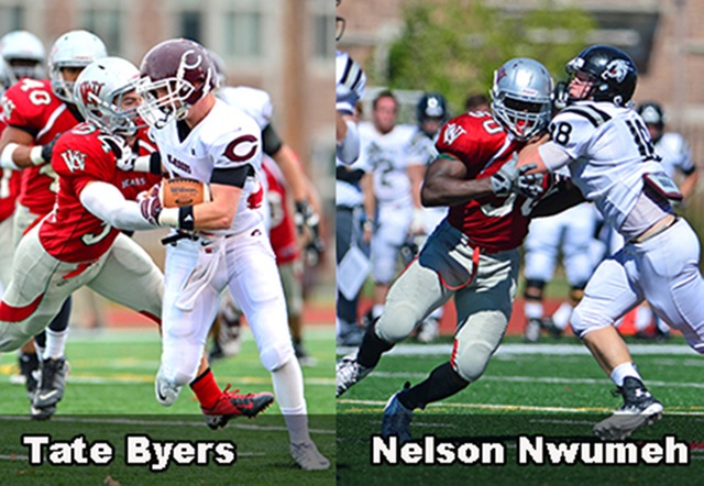 Byers And Nwumeh of Washington Named D3football.com All-South Region
