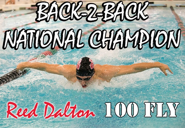 Bears' Reed Dalton Repeats as 100 Butterfly Champion on Day Two of NCAA Championships