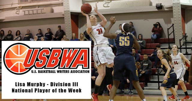 Lisa Murphy of Carnegie Mellon Earns Second USBWA Division III National Player of the Week Award