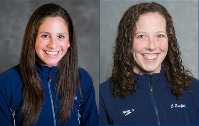Emory Women's Swimmers Elizabeth Aronoff & Carolyn Bonfield Earn NCAA Postgraduate Scholarships
