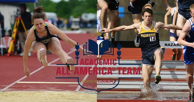 CoSIDA Names Kylee Bartlett, Eric Franklin of Rochester Academic All-Americans