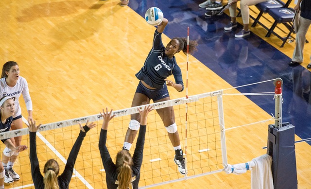 Emory Volleyball Plays Way Into UAA Championship Match With Wins Over CWRU & Carnegie Mellon