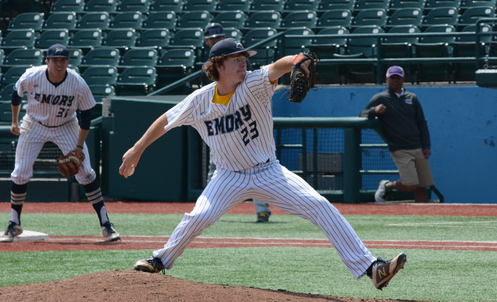 Moore Goes Eight Strong as Emory Baseball Snaps Losing Skid