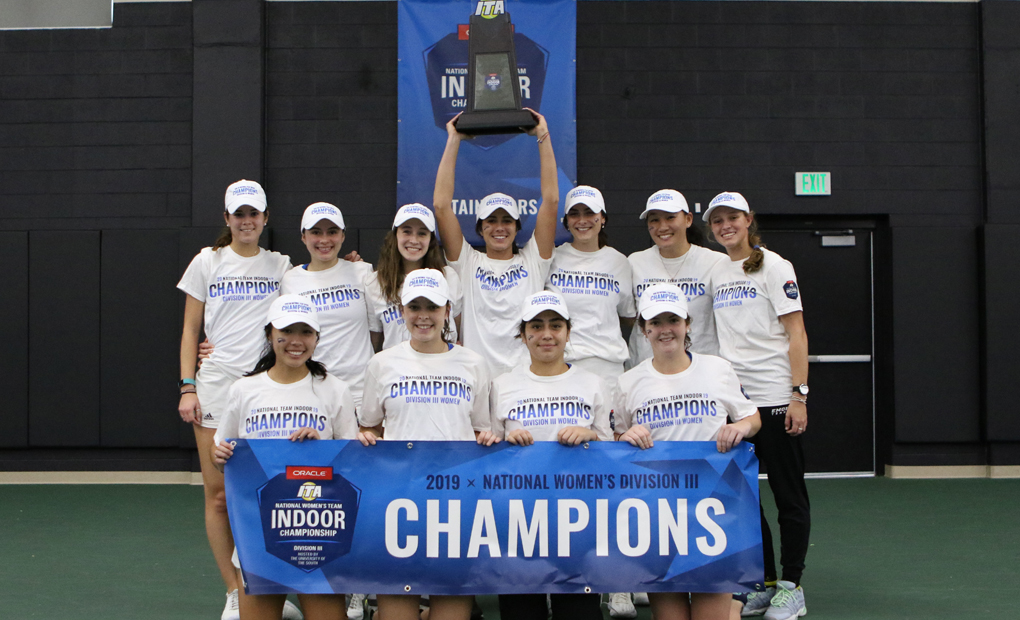 Women's Tennis Tops CMS, 5-3, for Third Straight ITA National Indoor Title